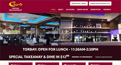 Desktop Screenshot of chandindianrestaurant.co.nz